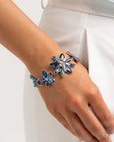 Paparazzi Floral Factor - Blue Bracelet