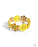 Paparazzi Exhilarating Elegance - Yellow Bracelet