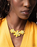 Paparazzi Botanic Beginner - Yellow Necklace