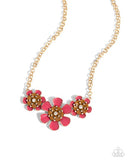 Paparazzi Botanic Beginner - Brown Necklace