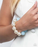 Paparazzi Lacy Leisure - Blue Bracelet