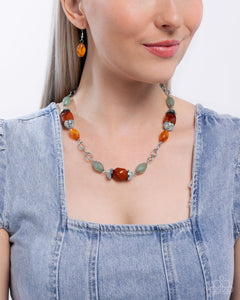 Paparazzi Beauty Culture - Orange Necklace