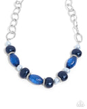 Paparazzi Pearly Patron - Blue Necklace