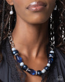 Paparazzi Pearly Patron - Blue Necklace