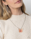 Paparazzi Fine Flight - Pink Necklace