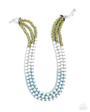 Paparazzi Trendy Trio - Blue Necklace