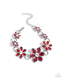 Paparazzi Compatibly Charming - Red Bracelet