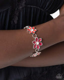 Paparazzi Compatibly Charming - Red Bracelet