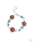 Paparazzi Triumphant Trellis - Orange Bracelet