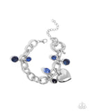 Paparazzi Seesaw Statement - Blue Necklace