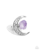 Paparazzi Crescent Charm - Purple Ring