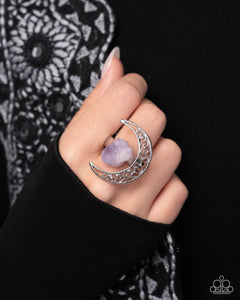 Paparazzi Crescent Charm - Purple Ring