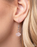 Paparazzi Crescent Charm - Pink Necklace