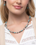 Paparazzi Southwestern Story - Blue Necklace