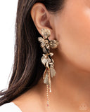 Paparazzi Classical Cadenza - Gold Earring