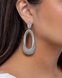 Paparazzi Princess Potential - Silver Earring