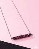 Paparazzi Timelessly Twinkling - Red Necklace