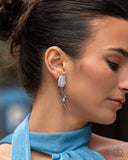 Paparazzi Timeless Tulip - White Earring