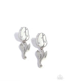 Paparazzi Timeless Tulip - White Earring