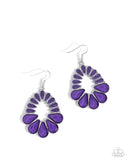 Paparazzi Mesmerizing Moment - Purple Earring