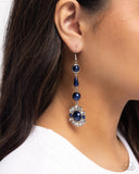 Paparazzi Pearly Plot Twist - Blue Earring
