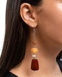 Paparazzi Creative Collection - Orange Earring