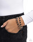 Paparazzi Serendipitous Stack - Black Bracelet
