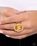 Paparazzi Fluttering Fad - Brown Ring