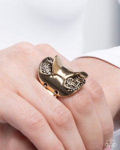 Paparazzi Equestrian Elegance - Gold Ring