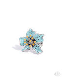 Paparazzi Fast Florals - Blue Ring