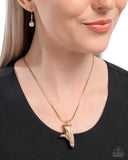 Paparazzi Sneaker Shimmer - Gold Necklace