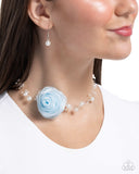 Paparazzi Delicate Debutante - Blue Necklace