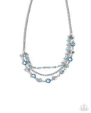 Paparazzi Charismatic Cascade - Blue Necklace