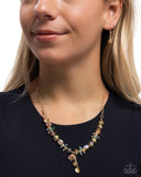 Paparazzi Tasteful Tulip - Orange Necklace