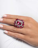 Paparazzi Follow Suit - Pink Ring