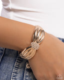 Paparazzi Blingy Breadth - Gold Bracelet