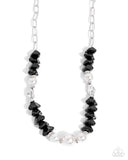 Paparazzi Presto Pearls - Black Necklace