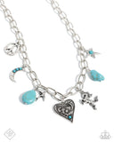 Paparazzi Southwestern Souvenir - Blue Necklace
