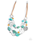 Paparazzi Malibu Media - Blue Necklace