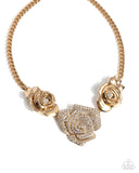 Paparazzi Bouquet Beacon - Gold Necklace