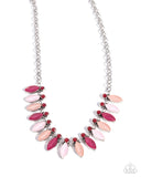 Paparazzi Colorful Citation - Pink Necklace