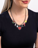 Paparazzi Storytelling Shimmer - Red Necklace