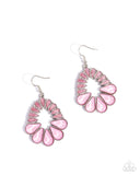 Paparazzi Mesmerizing Moment - Pink Earring