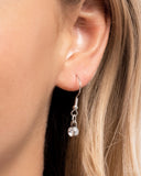 Paparazzi Dominant Dignity - White Necklace