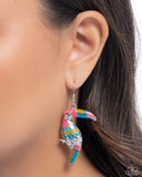 Paparazzi Toucan Tourist - Pink Earring