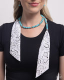 Paparazzi Bandana Ballad - Blue Necklace