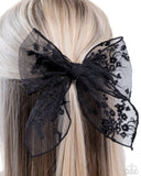 Paparazzi Catwalk Chic - Black Hair Clip