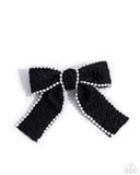 Paparazzi Coquette Charm - Black Hair Clip