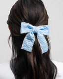 Paparazzi Coquette Charm - Blue Hair Clip