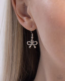 Paparazzi BOW the Knee - Silver Necklace